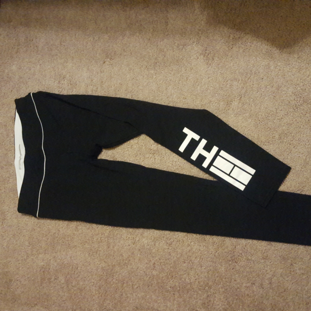 Tommy Hilfiger Sport black leggings, Small